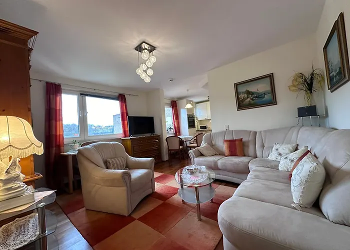 Ausblick Spessart Ferienwohnung Naehe Therme Und Salzgrotte